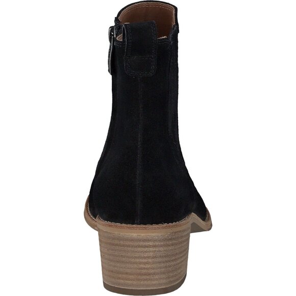 🆕PAUL GREEN Sante Zip Ankle Bootie Boot Suede Block Heel 8 - Picture 4 of 11